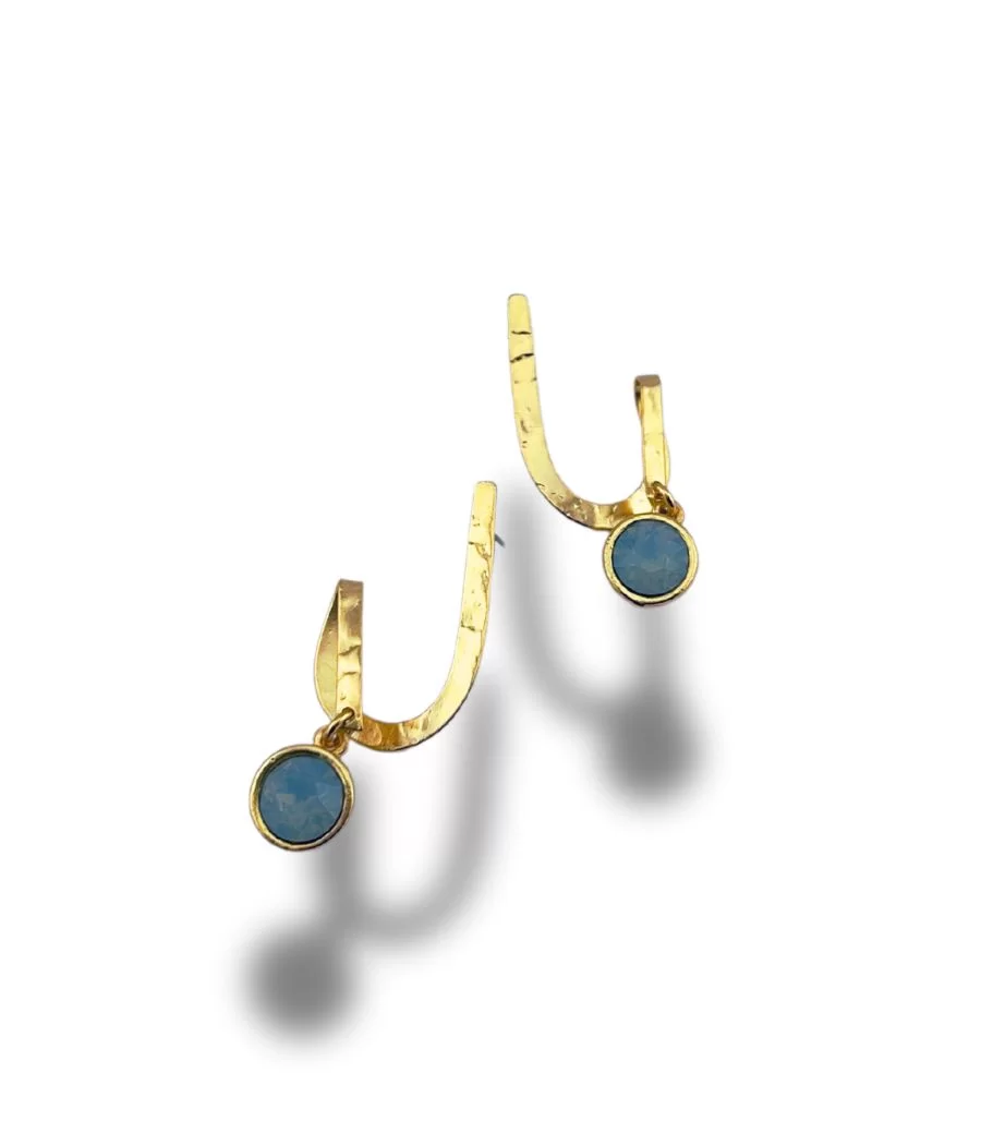 Boucles d'oreilles Emée blue ocean